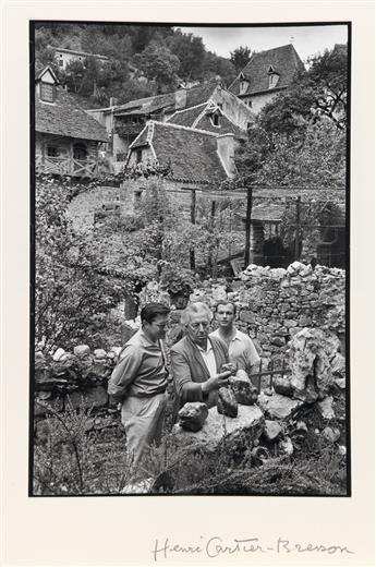 HENRI CARTIER-BRESSON (1908-2004) A portfolio entitled André Breton, Roi Soleil [André Breton, Sun King].